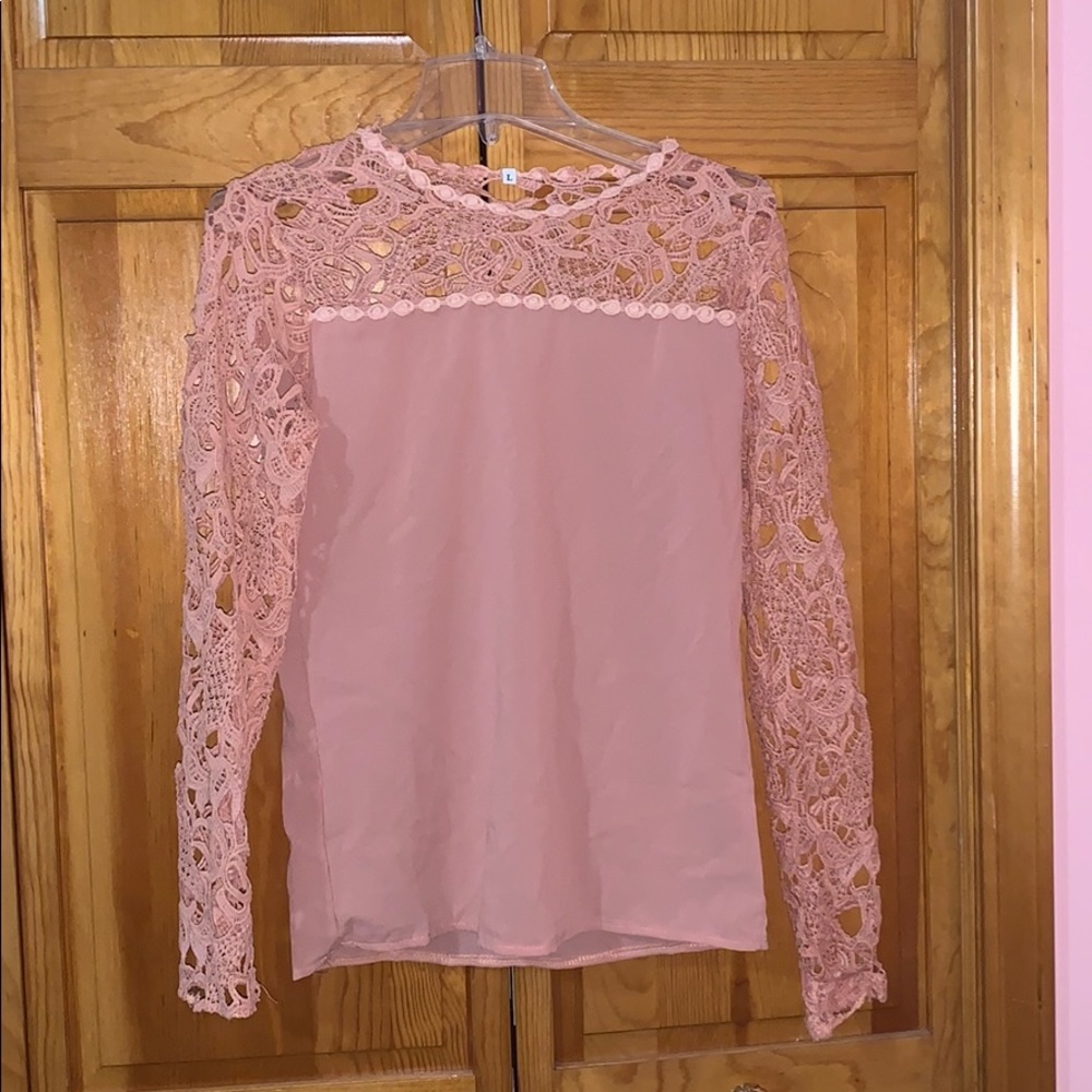 Cute Top with Lace Details